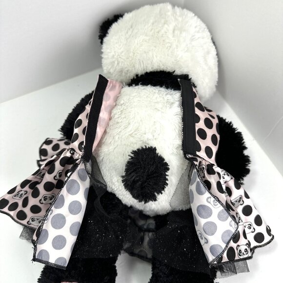 Build a Bear Workshop Harajuku Hugs Panda Plush 18" With Coquette Sequin Dress - Picture 9 of 12
